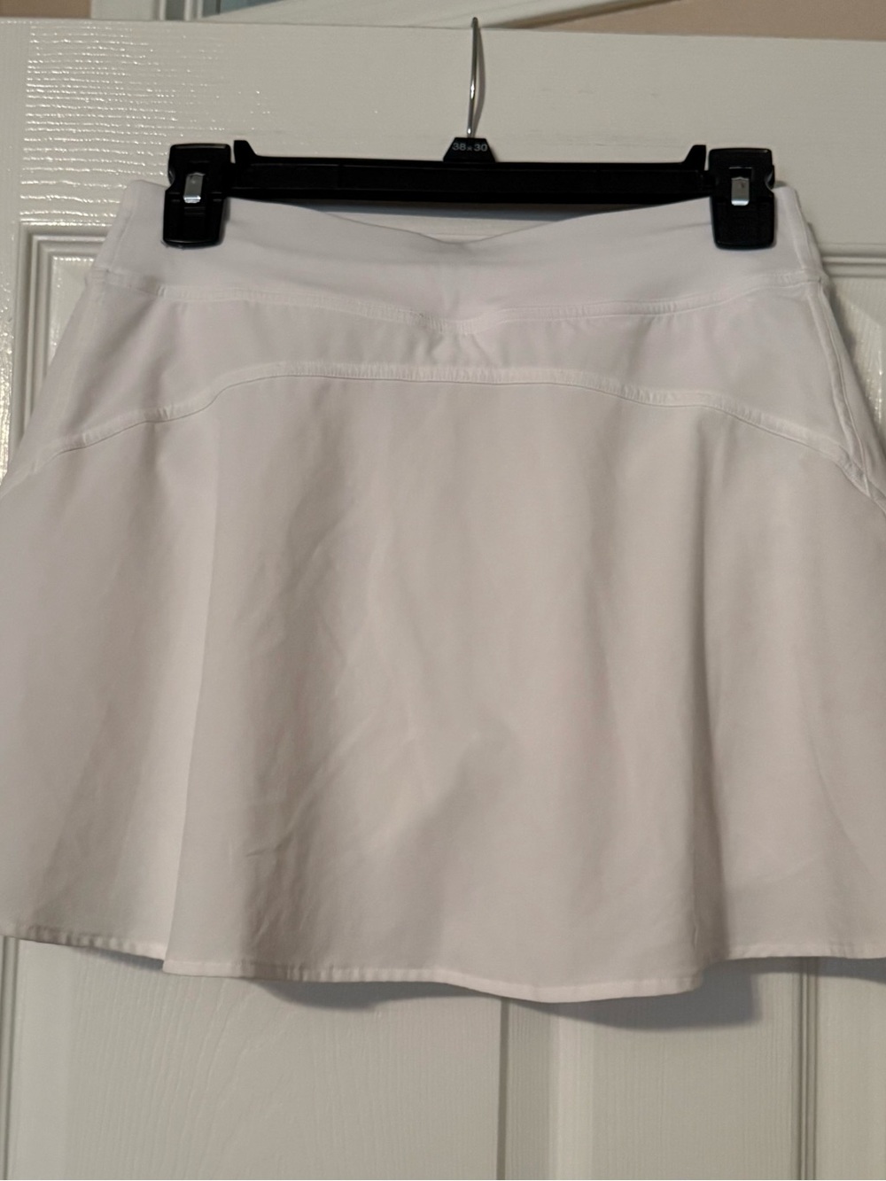 Lululemon White Flared High Rise Athletic Skort
